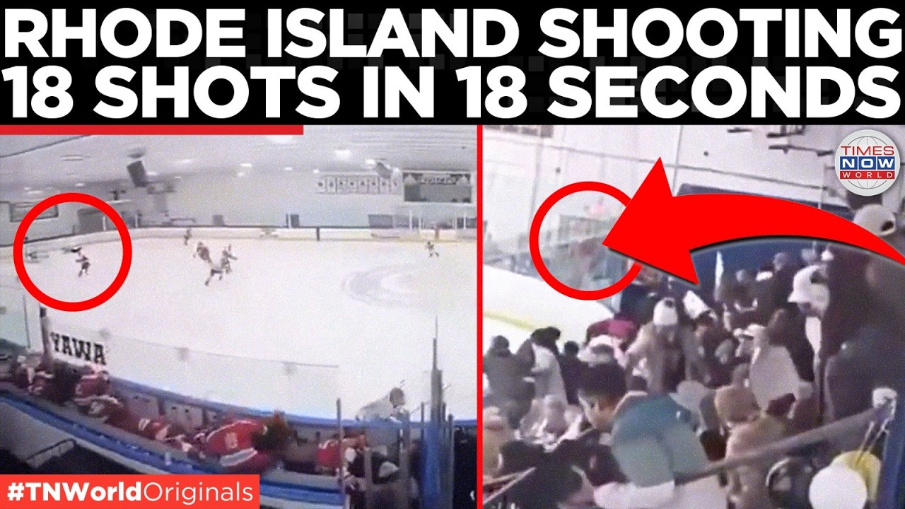 SHOOTER CAUGHT ON CAM: Unleashes 18 Bullets in 18 Seconds During Rhode Island Hockey Game | BREAKING