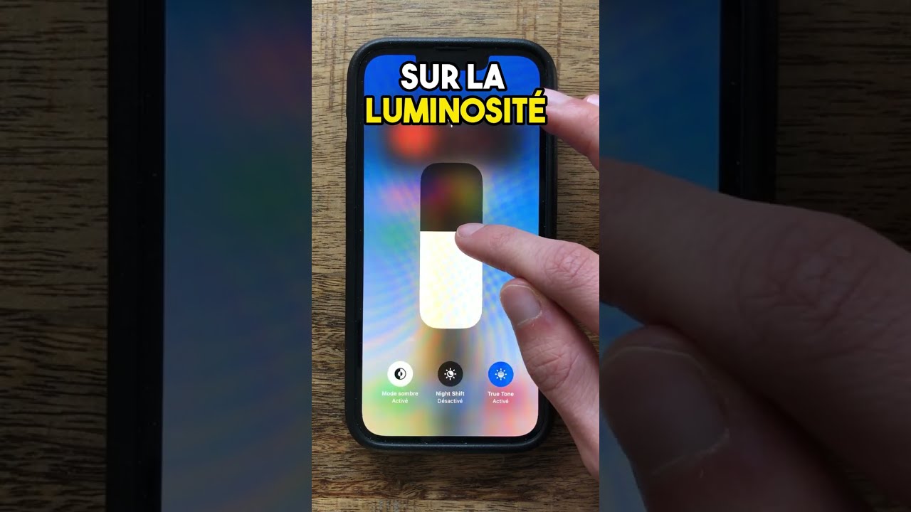 DÉSACTIVER LA LUMINOSITÉ AUTOMATIQUE SUR IPHONE 
