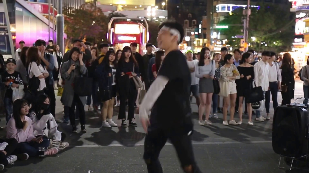 JHKTV] sin chon street dance  DOB  member  yang s y solo dance bang bang bang