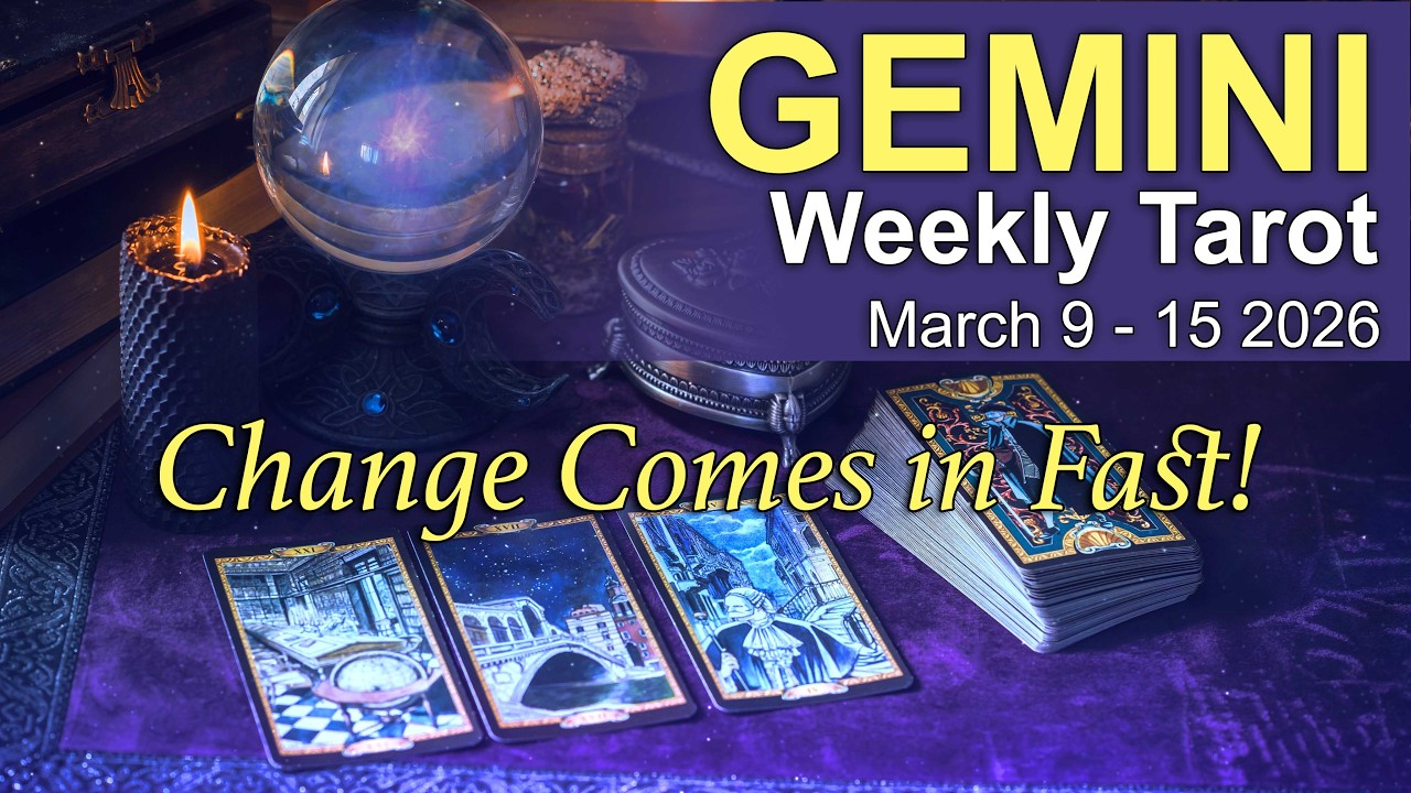 GEMINI Weekly Tarot ‘A FRIEND ACTS ON YOUR BEHALF!’ Intuitive Spiritual Guidance March 9 - 15 2026 ✨