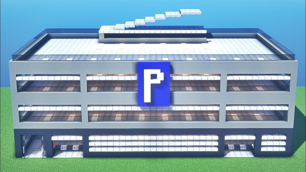 CAR PARKING MINECRAFT - Minecraft tutorial