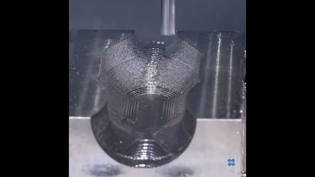 AE MS H dia  8 x R1 multi flute carbide end millMaterial  STAVAX 51 HRCMachine  MAKINO V56iPro
