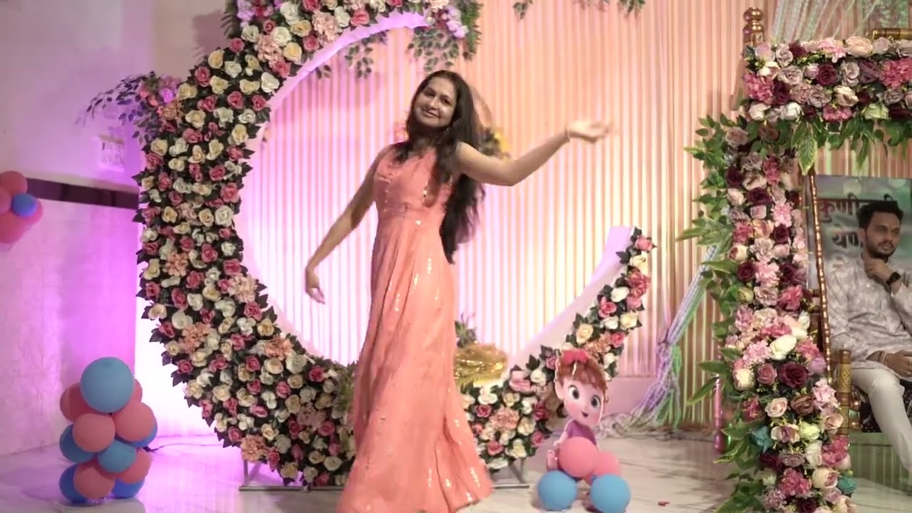 Ishani’s Baby Shower🩷🩵 | Radha ki Kanha | Aai tu honar | dance by Anushree😘