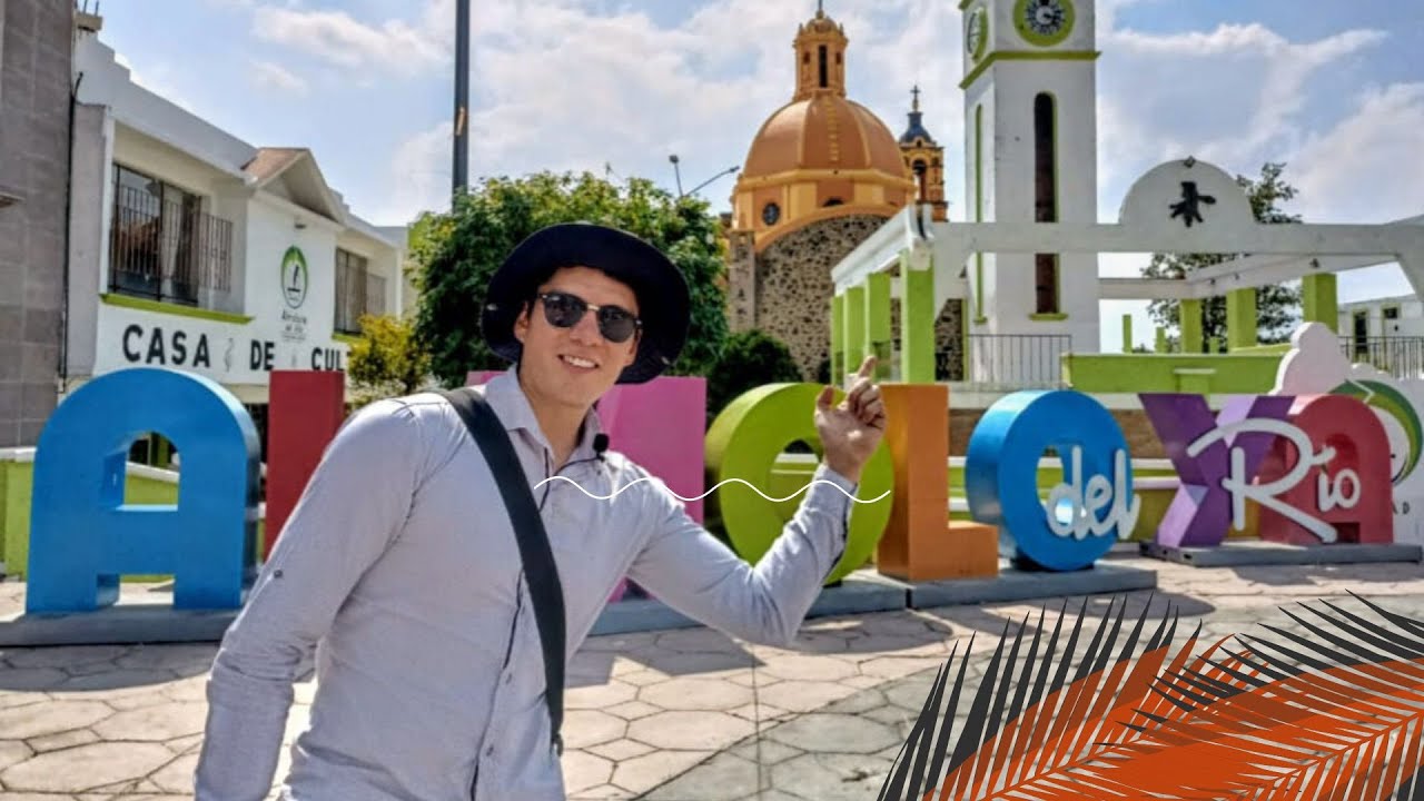 ALMOLOYA DEL RIO| EDO MEX| (RECORRIMOS EL RIO LERMA, PARROQUIA SAN MIGUEL, PARQUE, DEPORTIVO) 🥪⛱🍓