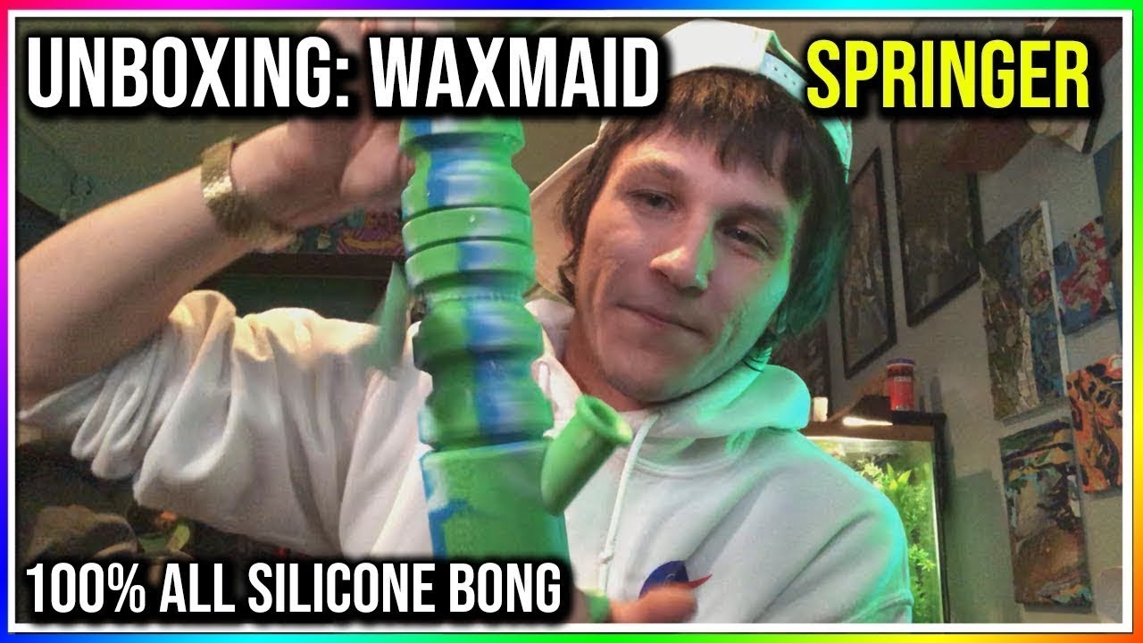 Unboxing Waxmaid Springer All Silicone Bong Official Review