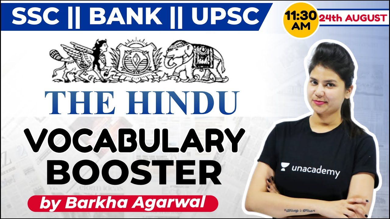 The Hindu Vocabulary Booster Revision by Barkha Agrawal ma'am | LAB