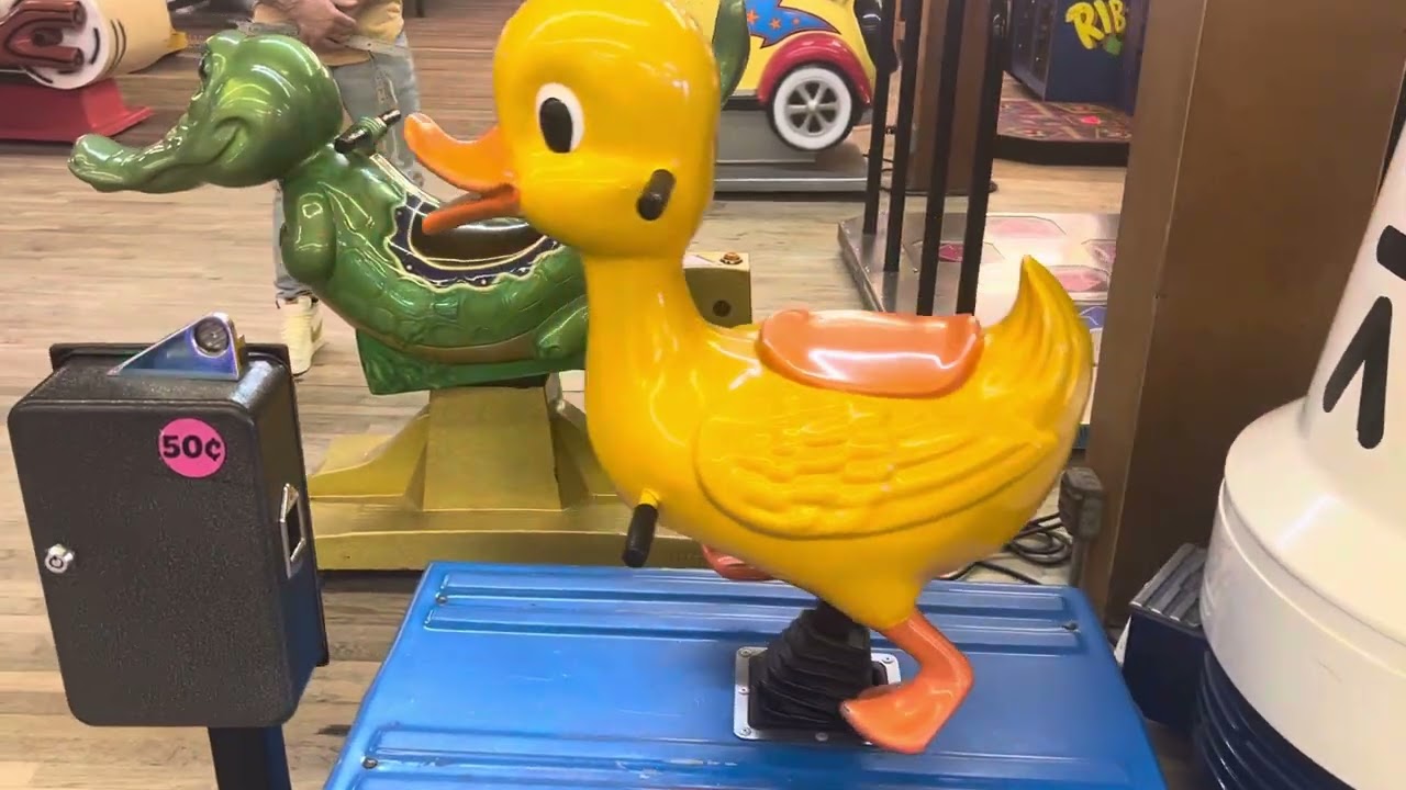 Carousel international Duck kiddie ride at Funarama (Very rare!)