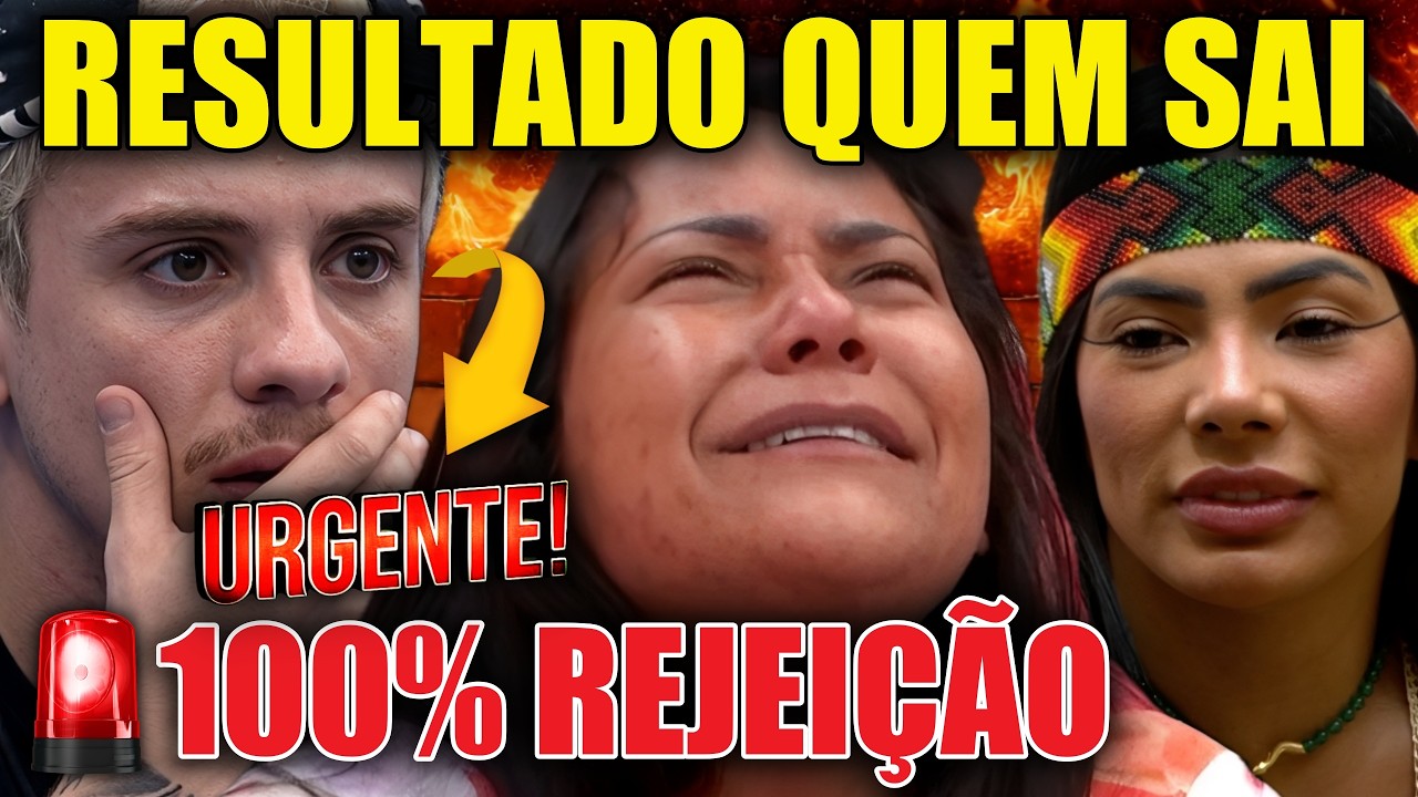 🔴ENQUETE PARED&Atilde;O BBB26 QUEM SAI: CHAI, JULIANO ou MARCIELE? RESULTADO PORCENTAGEM ATUALIZADA AGORA