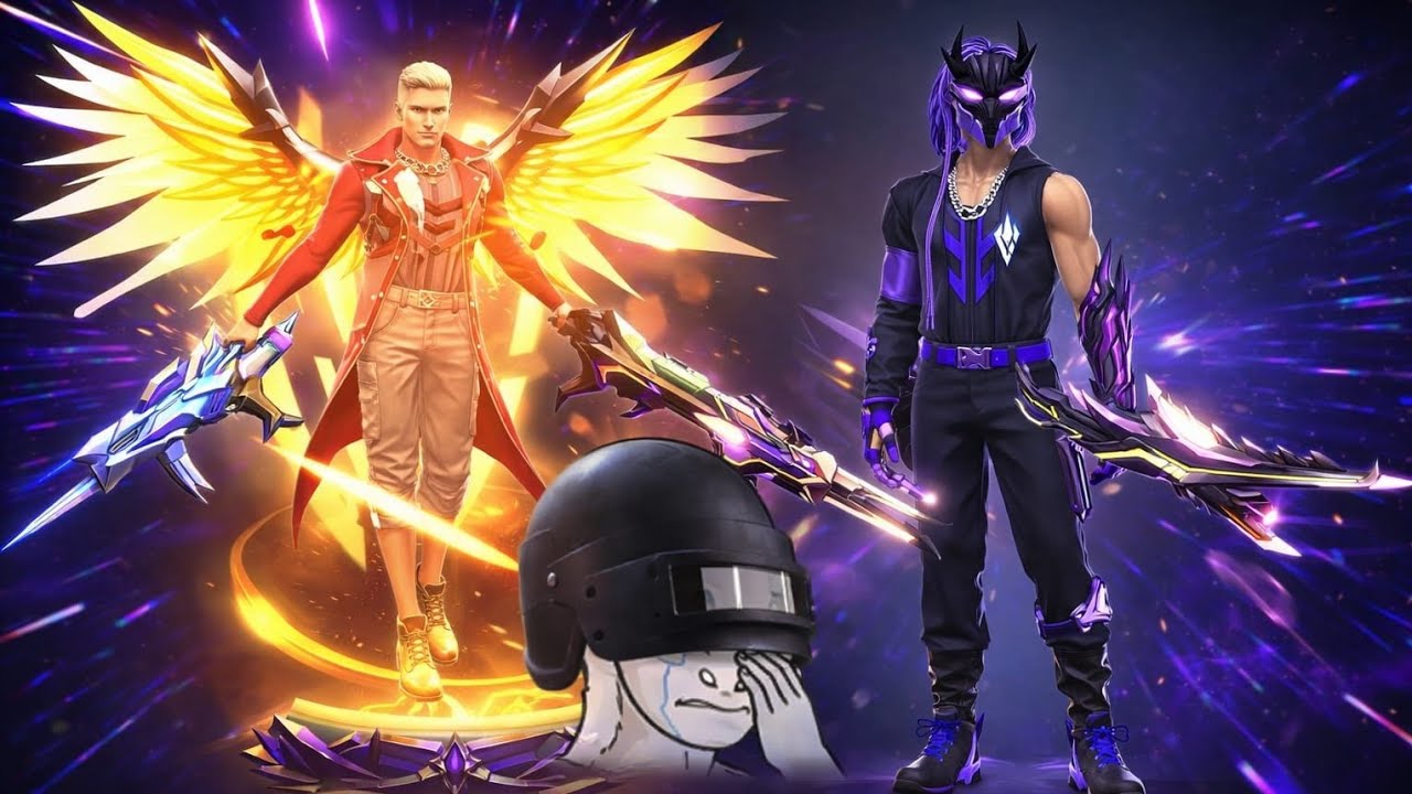 Jugando en duo vs escuadra en free fire 