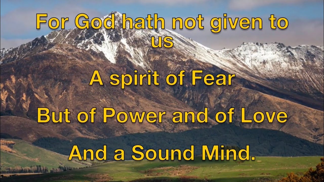 GOD HAS NOT GIVEN TO US A SPIRIT OF FEAR - Lovely Classic Gospel Praise Song - 1977 - 2 Timothy 1:7 