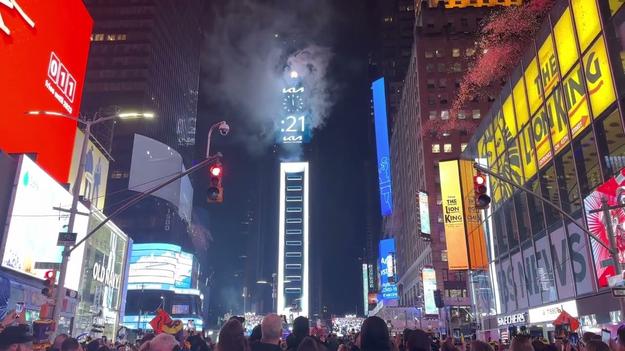 New Year's Eve Ball Drop 2023  l  LIVE In Time Square