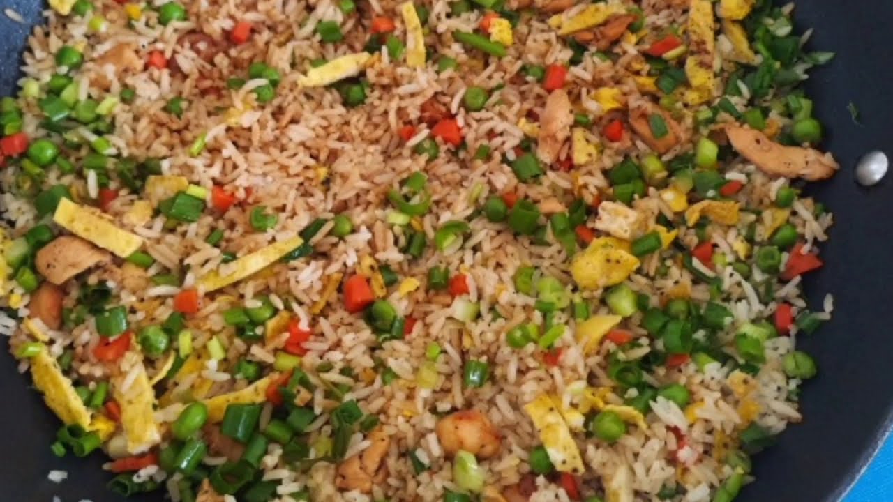 Comment faire un délicieux riz cantonais 😋😋