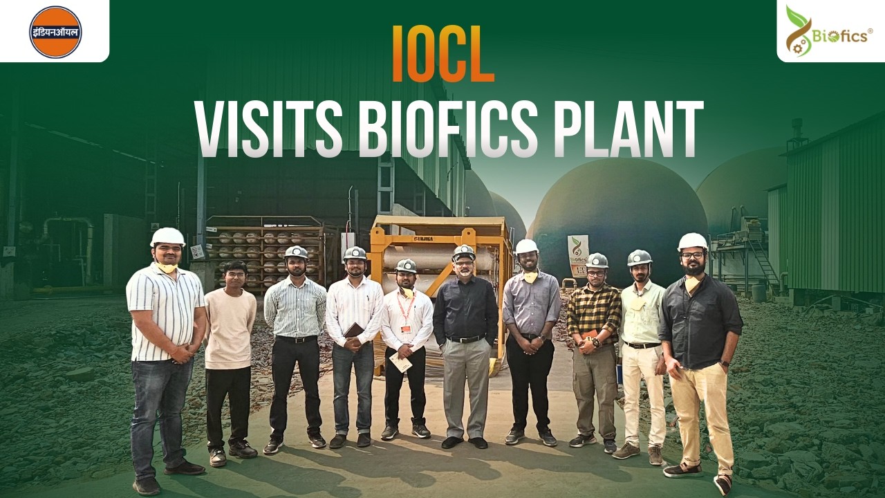 IOCL Team Visit at Biofics Bio-CBG Plant | Waste to Energy | Compressed #biogas  | #cleanenergy