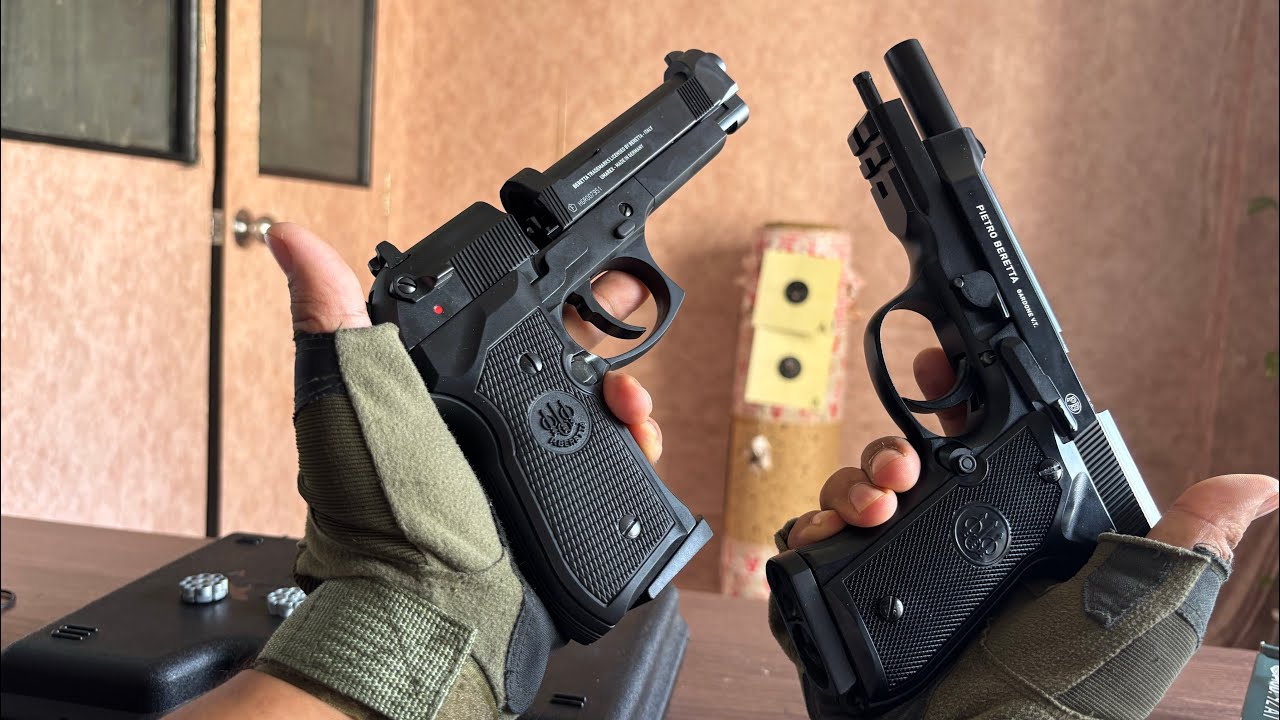 Beretta M92A1 vs Beretta M92FS 🇮🇳 | Which CO2 Air Pistol Should You Buy? Full Comparison