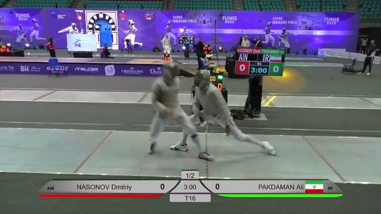 Tunis Grand Prix 2025 SMS - L16 - Dmitriy Nasonov RUS v Ali Pakdaman IRI