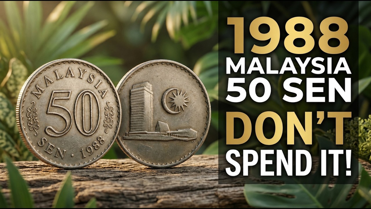 Don't Spend This 1988 Malaysia 50 Sen Coin Until You Watch This! Rare Coin Story