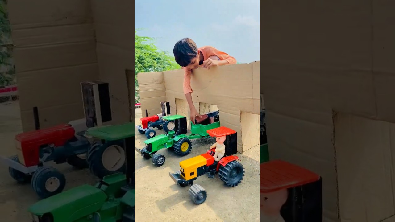 chunni Mein Chunni Mein #tractor #minitractor #rctractor #jcb #johndeere #automobile #ytshorts