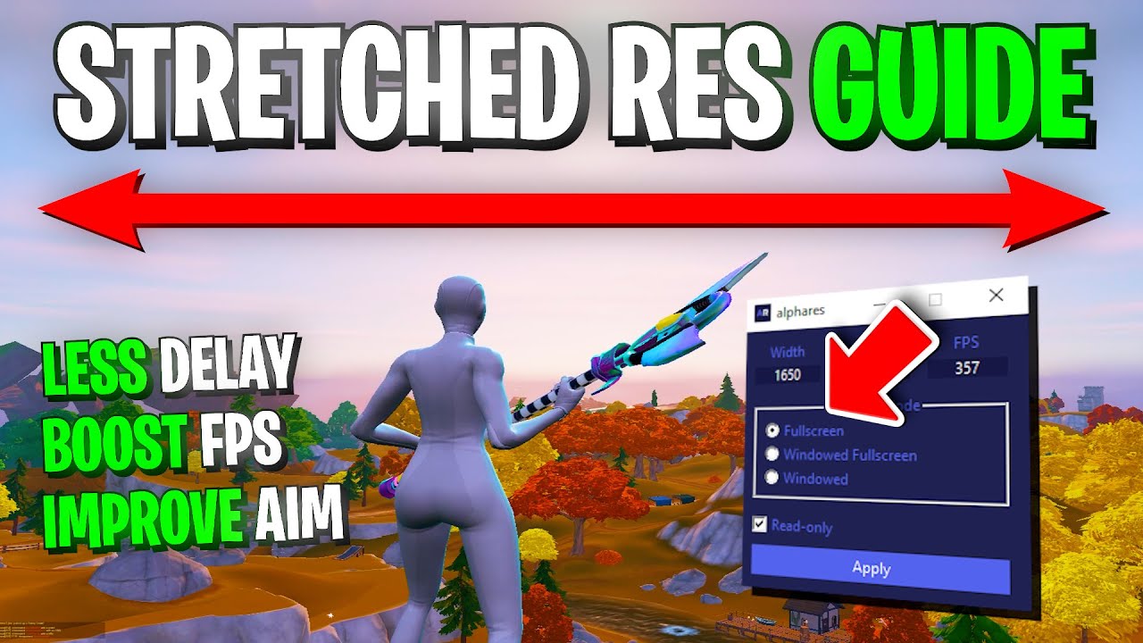 How To Get STRETCHED RESOLUTION in Fortnite PC! ✅ (Stretched Res On ANY PC)