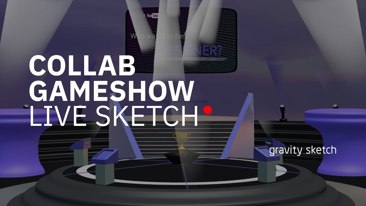 Collab Gameshow! Contestants Compete in Gravity Sketch for Glory - Gravity Live