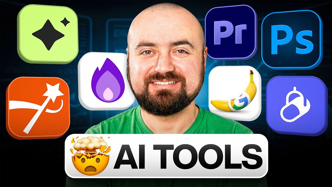 8 MIND BLOWING AI Tools Every YouTuber Should Use In 2026