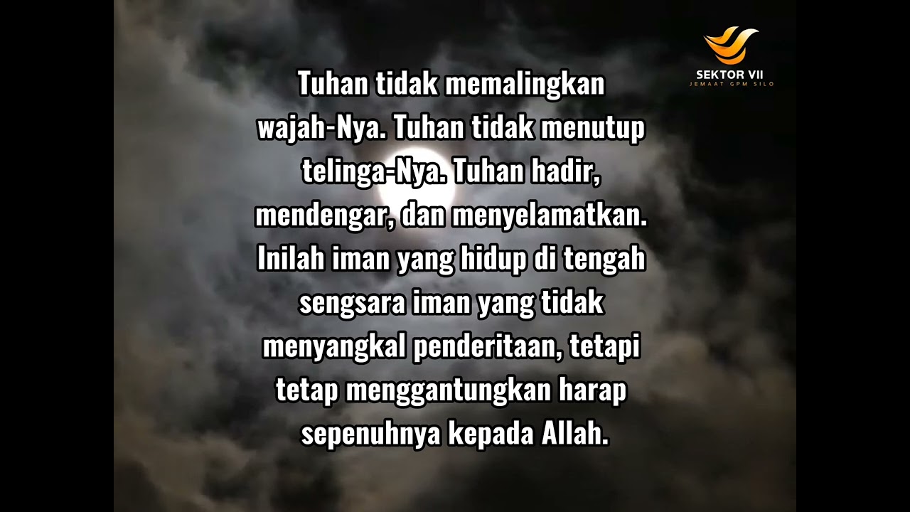 Santapan Harian Keluarga, Minggu, 22 February 2026..