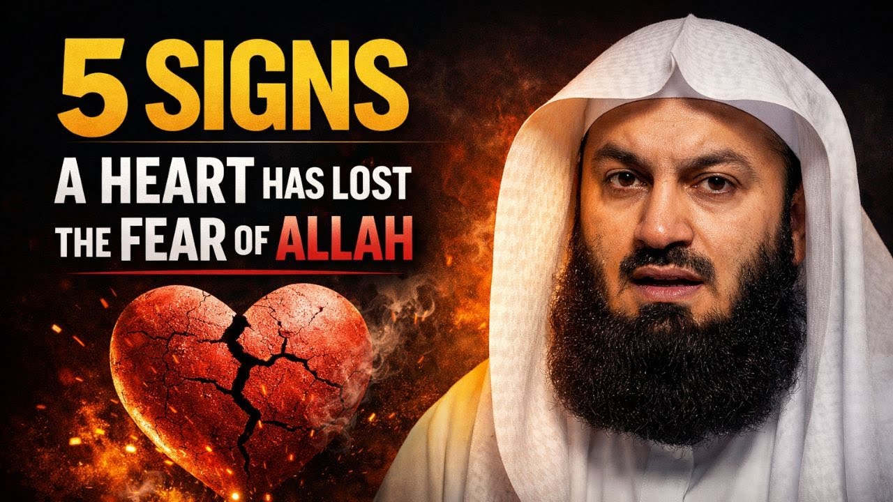 These 5 Signs Show a Heart Has Lost the Fear of Allah #muftimenk #islamicreminder