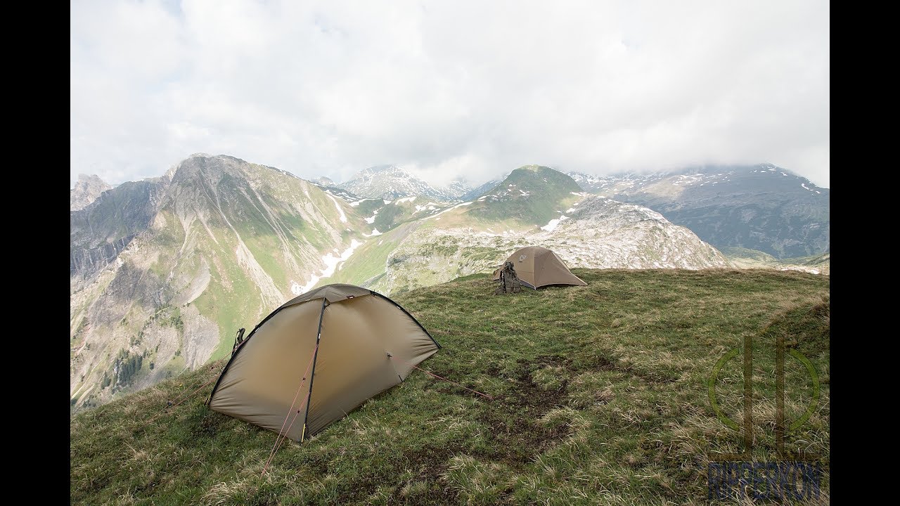 Zelte in den Bergen - Adventure Vlog 16 - Hilleberg Unna, Arcteryx Acrux AR, Helikon-Tex OTP