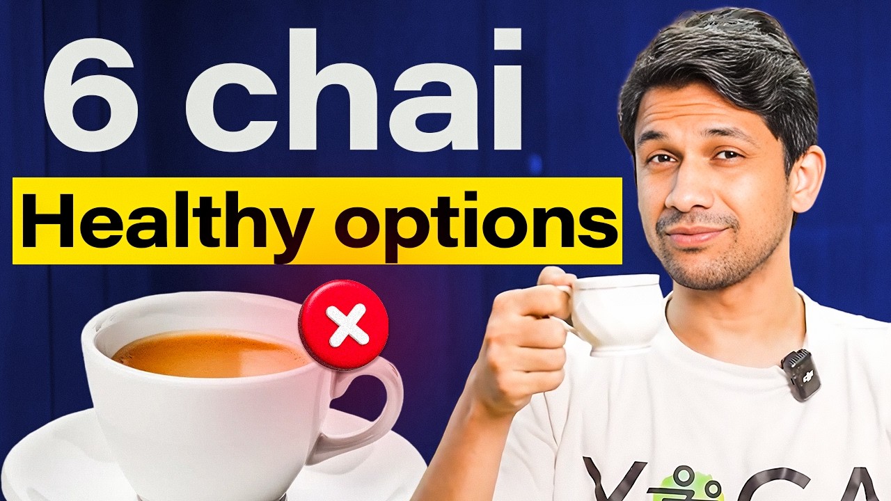 Tulsi Tea is better than Regular Tea | 5 Healthy Tea Recipes & Benefits | Saurabh Bothra Yoga