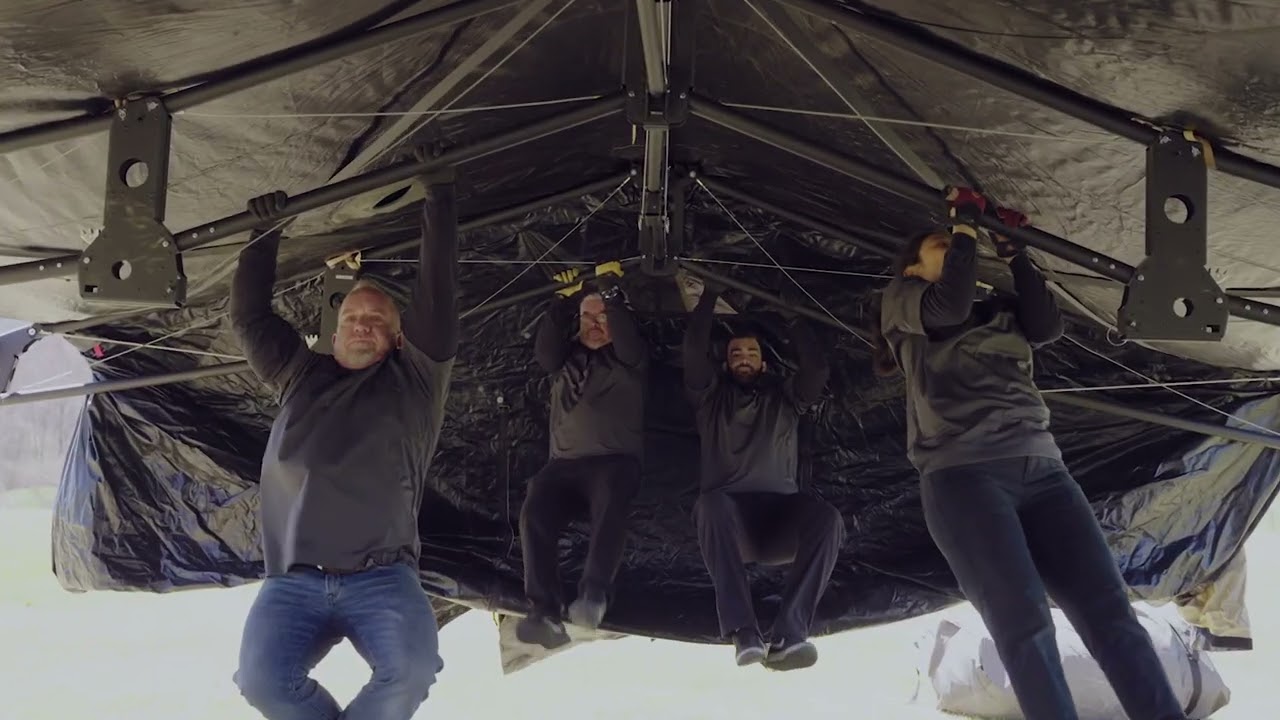Rapid Deployable Systems RDS-695 Military Tent Setup