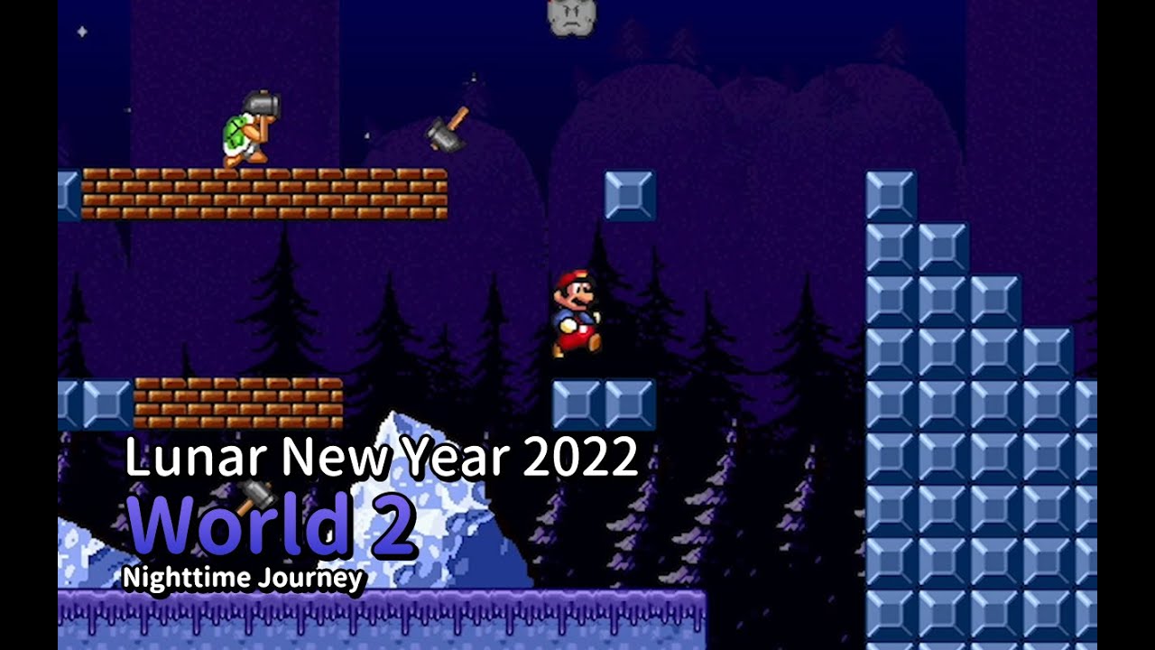 Mario Forever: Lunar New Year 2022 (v1.0) · World 2 Walkthrough