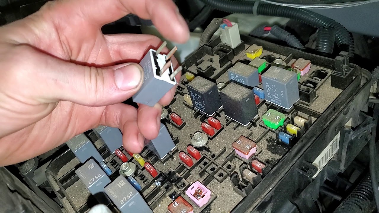 2009 Chevy Cobalt Starter Fuse & Relay Location