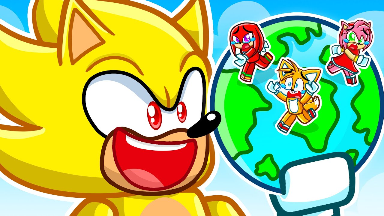 Me Convertí en SUPER SONIC en Come el MUNDO en Roblox!