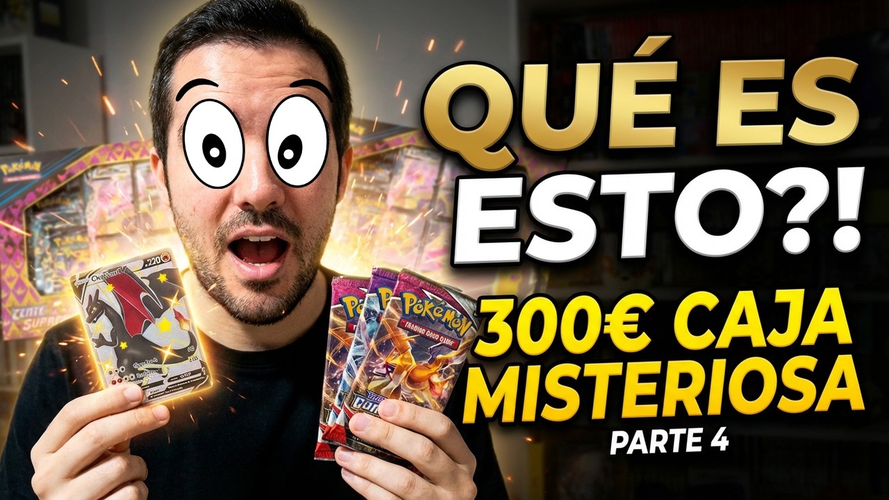 ¿Qué trae una CAJA SORPRESA de 300€ de Pokémon TCG? 😳 | Apertura SIN SPOILERS #4