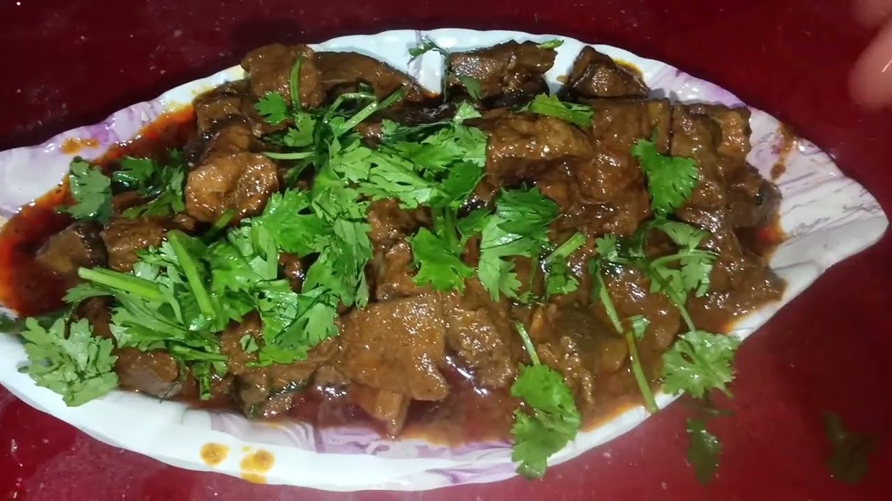 Kaleji gravy kari#motton liver#simple dish