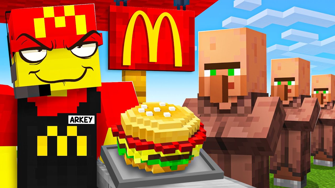 We Opened Our Own McDonalds in Minecraft!
