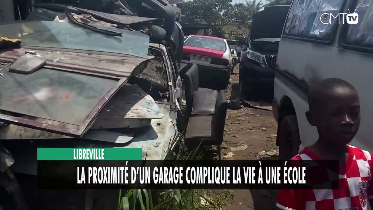 [#Reportage]  Libreville : la proximité d’un garage complique la vie à une école
