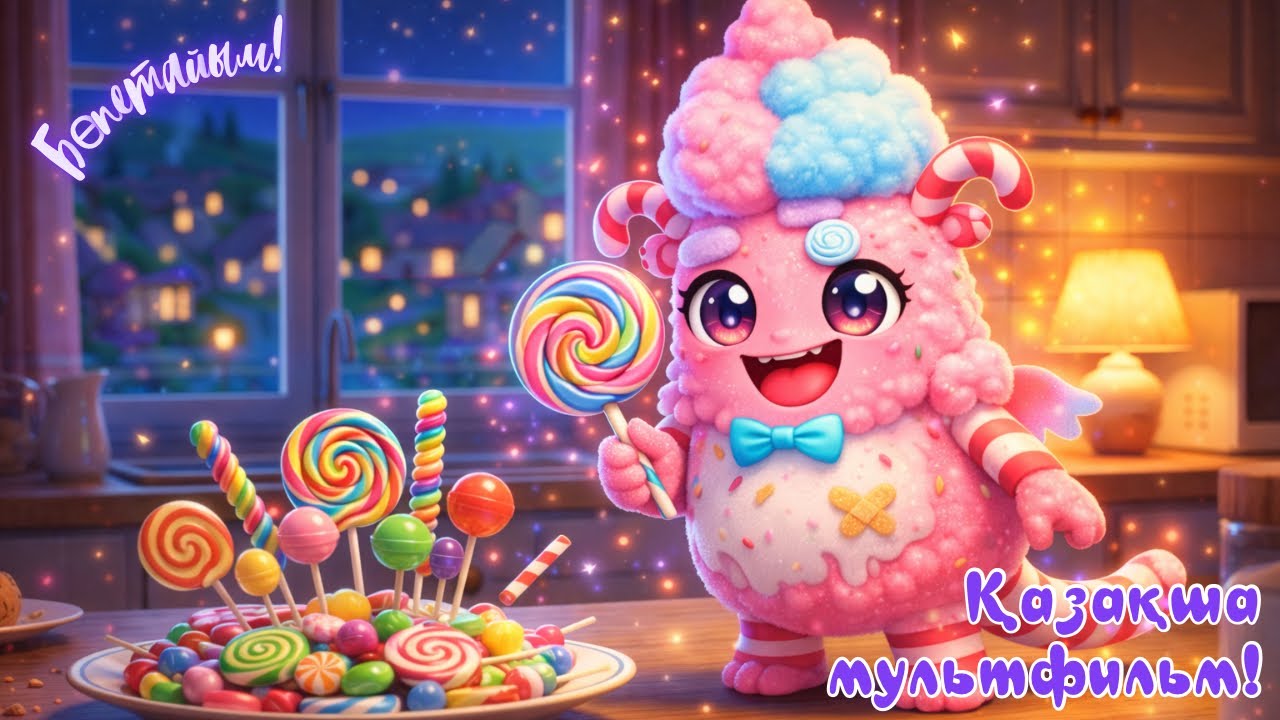 Тәтті монстр және басқа казақша мультфильмдер | Балаларға | Балабақшаға әндер | Казакша Мультик