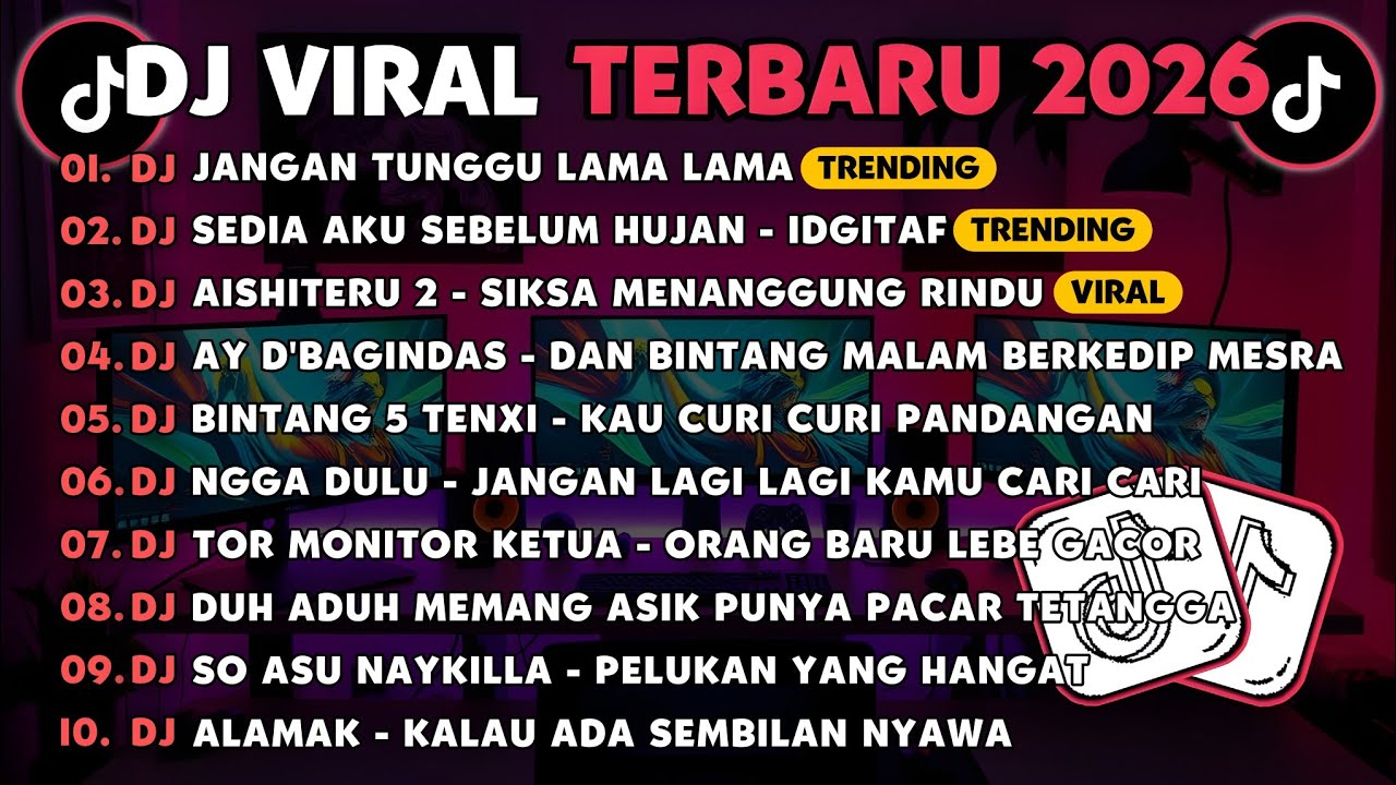 DJ TIKTOK TERBARU 2026🎵DJ JANGAN TUNGGU LAMA LAMA🎵DJ SEDIA AKU SEBELUM HUJAN - IDGITAF