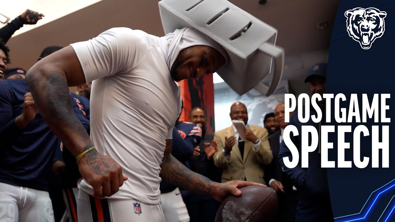 Postgame locker room speech | Chicago Bears