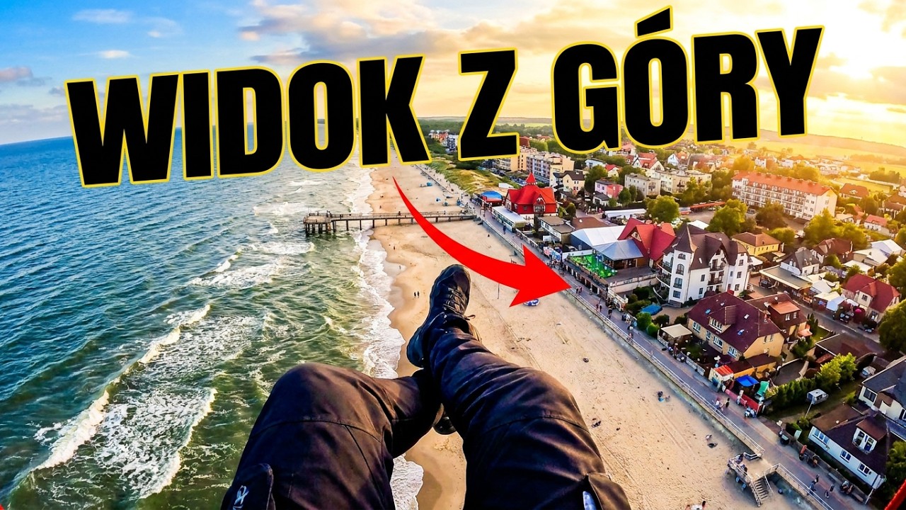 Sarbinowo 2025 widok z lotu Paralotnią. Paramotor PPG