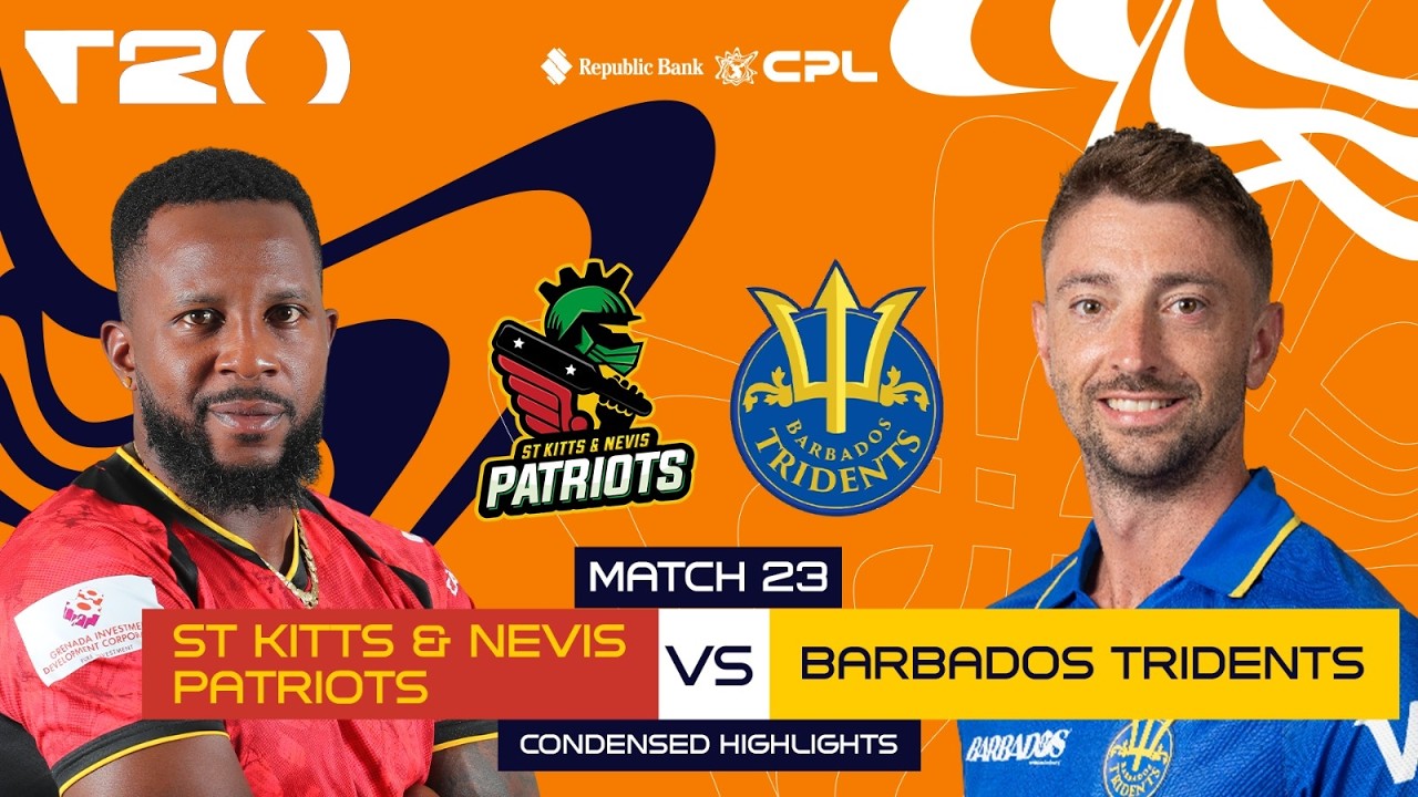 Condensed Match | St Kitts & Nevis Patriots vs Barbados Tridents | CPL 2026