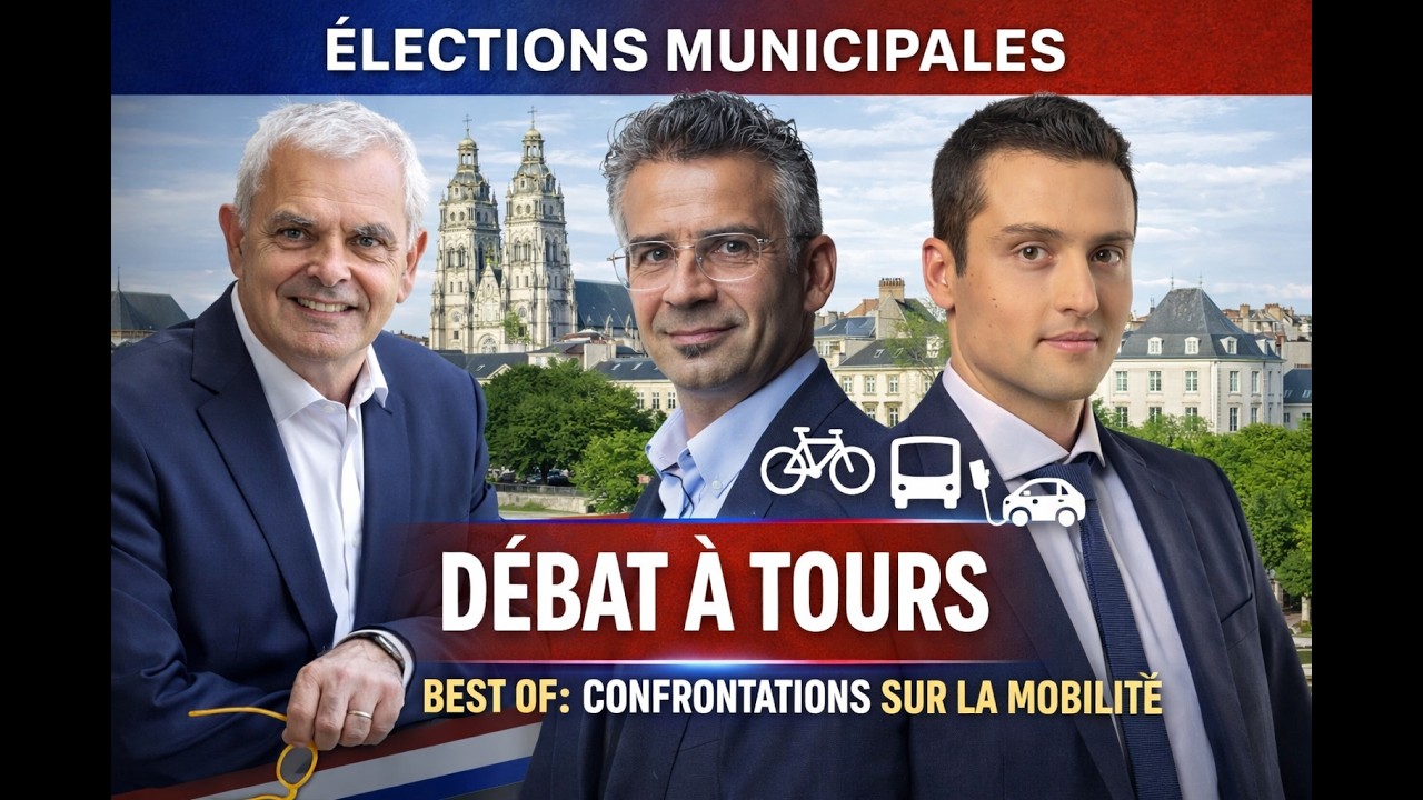 Clash pendant le débat: les candidats à la mairie de Tours s'affrontent sur le tram et des mobilités
