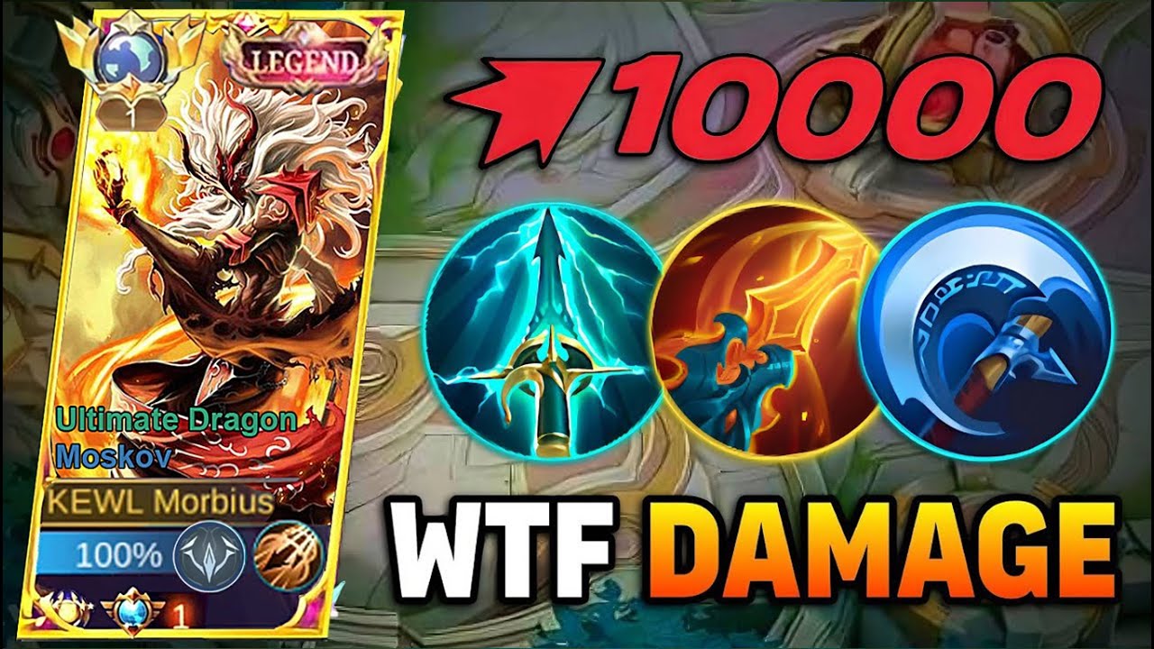 MOSKOV 100% BROKEN META DESTROYER BUILD AND EMBLEM!!🔥 BEST DAMAGE HACK BUILD 2024!😱 (Must try)