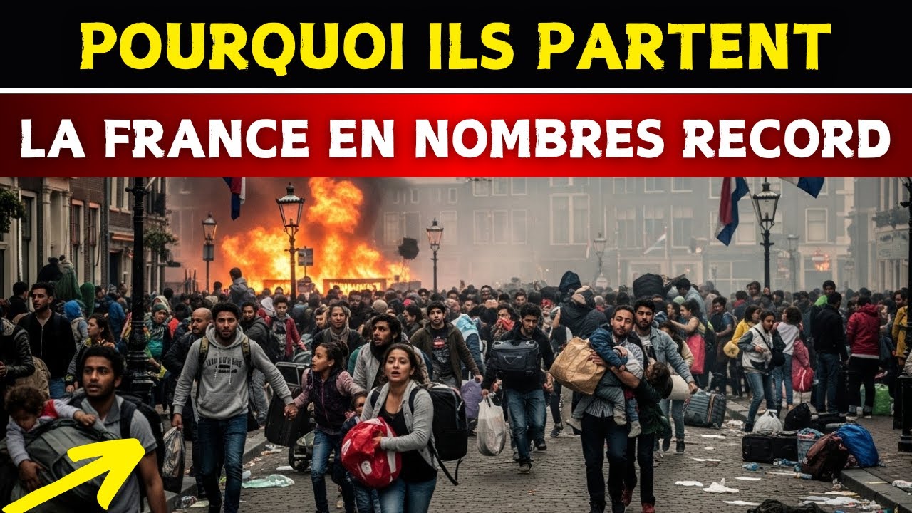 Pourquoi les immigr&eacute;s fuient la France en nombre record (Crise 2025 expliqu&eacute;e)