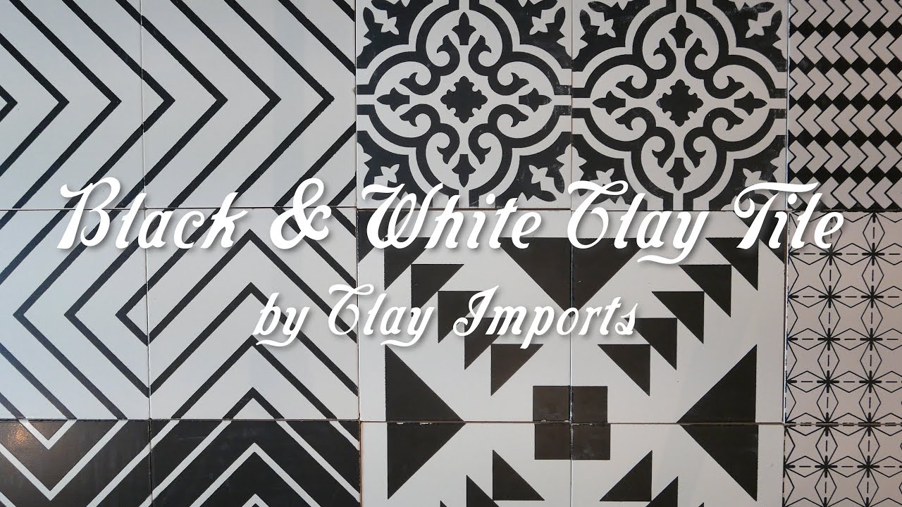 Black and White Tile | Tile Design by Clay Imports