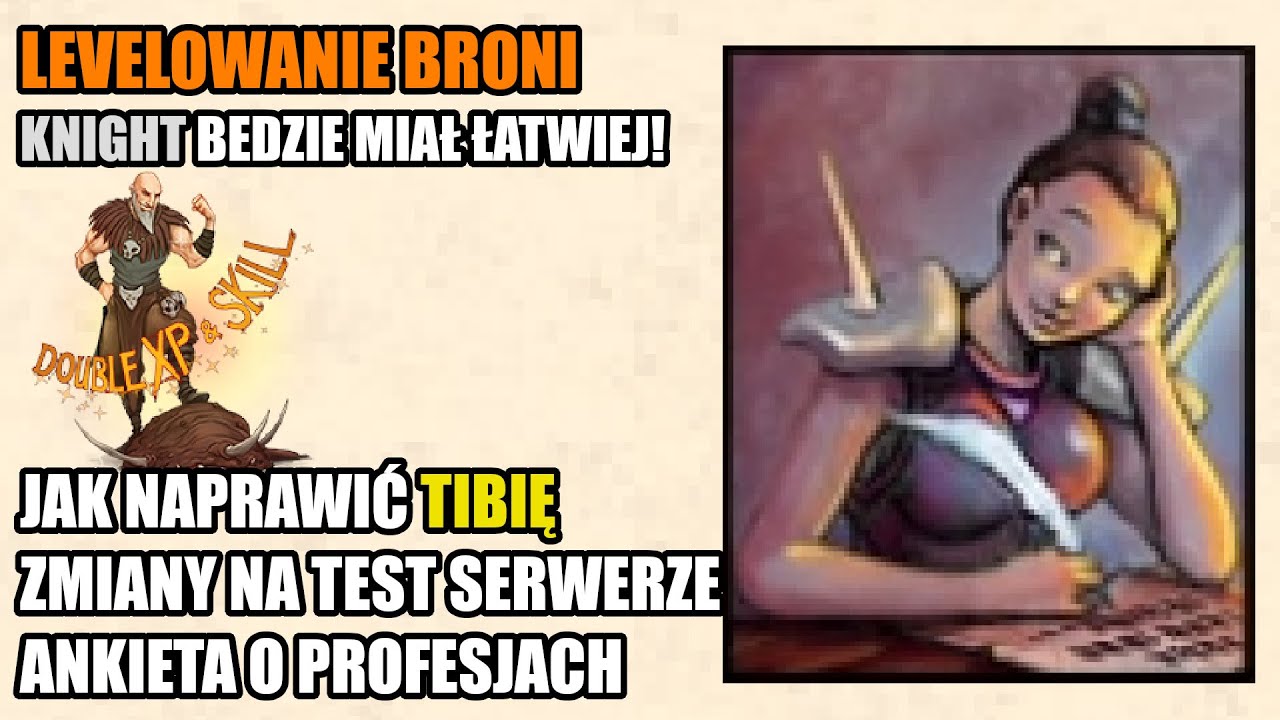 Nadchodzi Balans profesji?? - Błąd Tibii | Zmiany na Test Serwie | Ankieta o zmianach w Tibii