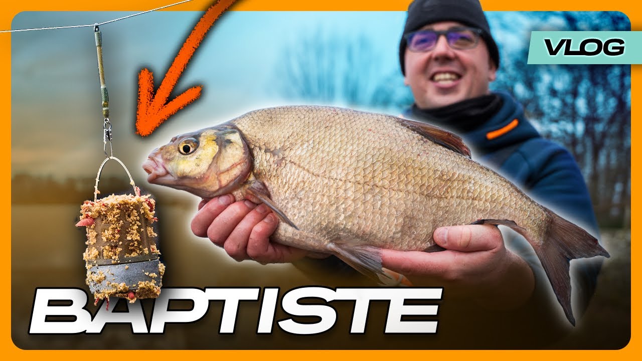 Pêche au feeder - Ma première au feeder de l'année !! - Vlog de Baptiste