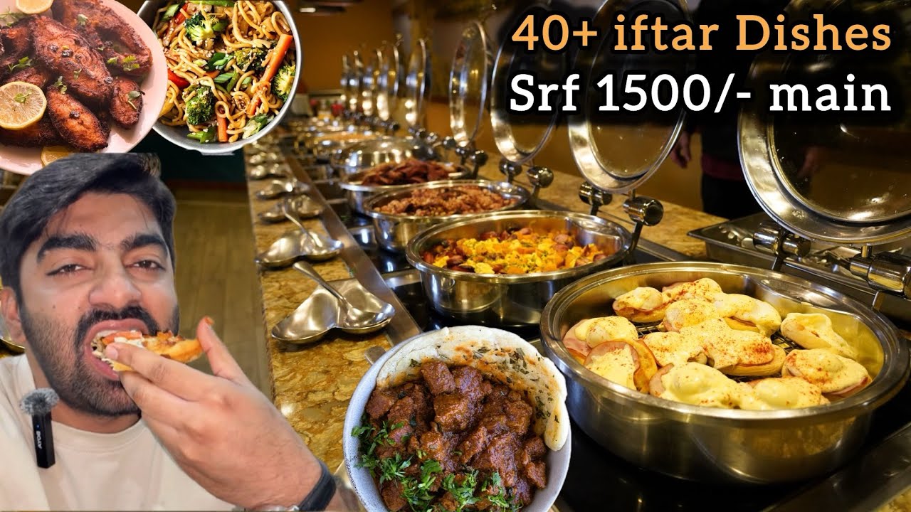 Sasta iftar buffet or 40 se ziada dishes Ramadan 1st iftar at shaigan restaurant ramzan 2026 cheap