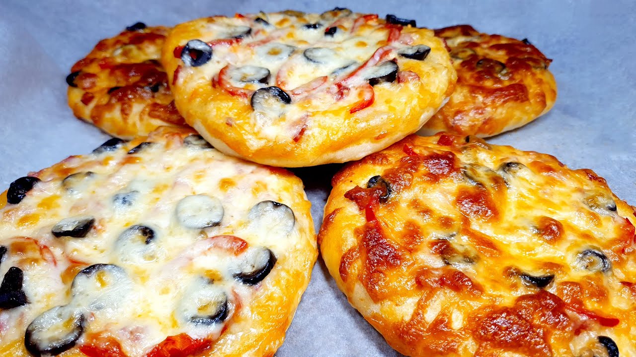 Porționat, Delicios și Rapid - Mini Pizza cu Aluat Pufos | Gătește Rețeta Mea TV