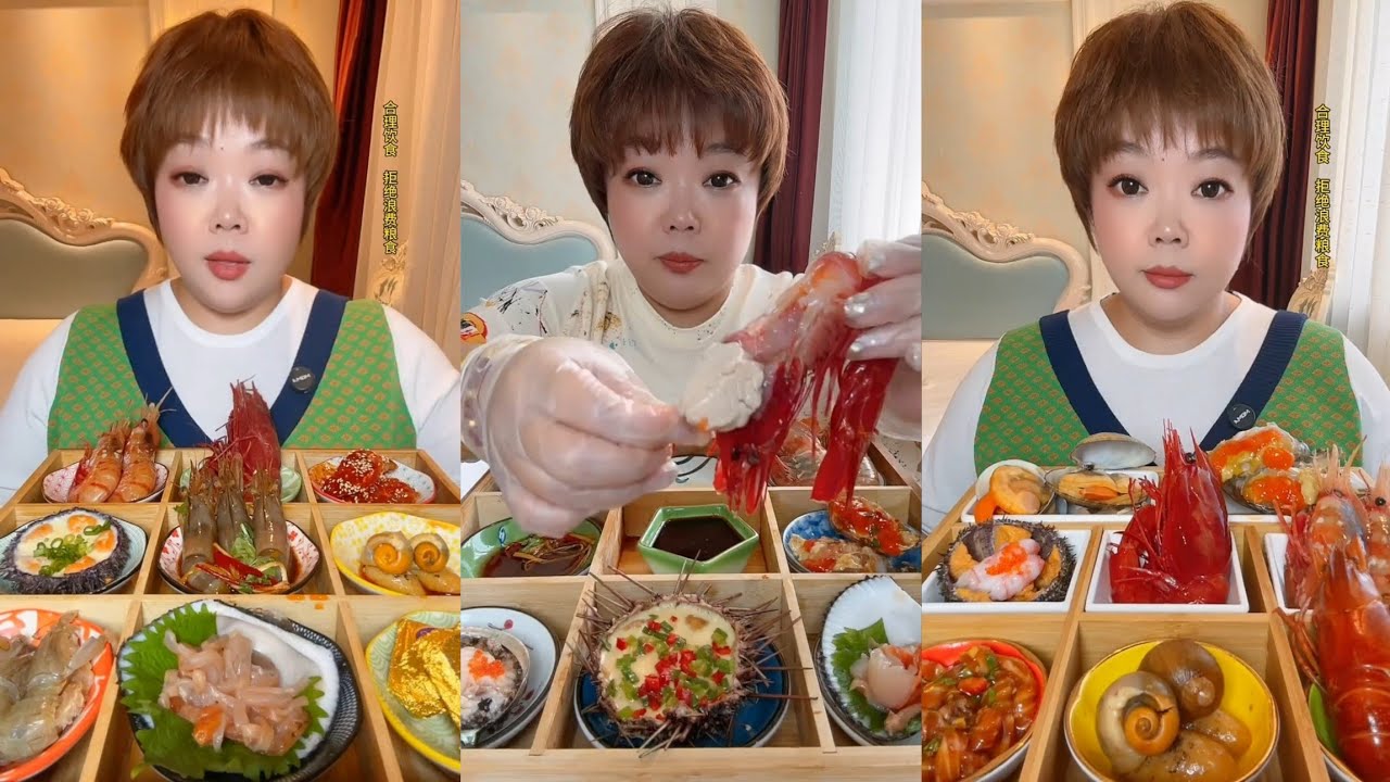 Asmrfood : Eating big Shrimp 🦐🍤🦐 { seafood 🦞🦞🦞🍢} #mukbang #eatingshow #seafood #cooking